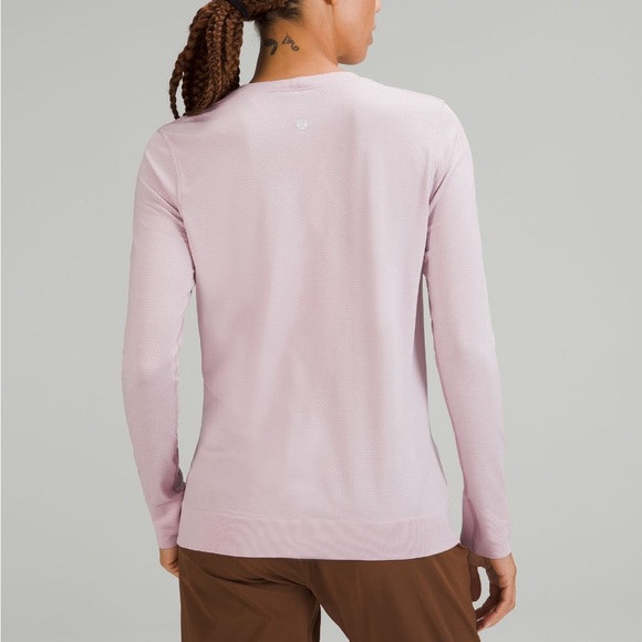 LULULEMON Swiftly Relaxed-Fit Long Sleeve Shirt in Pink Peony SZ 4 - Picture 2 of 7
